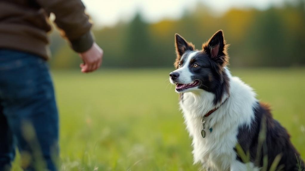 border collie off leash training