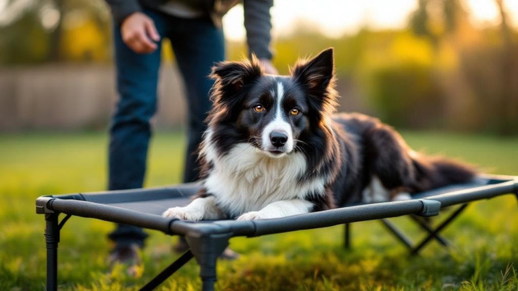 place command training border collie