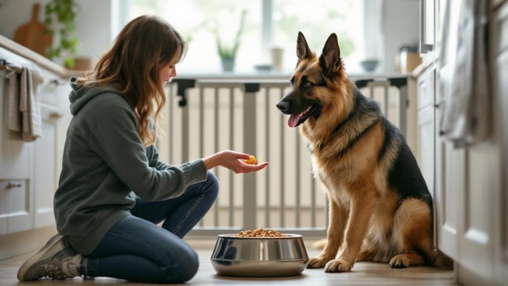 preventing german shepherd food aggression